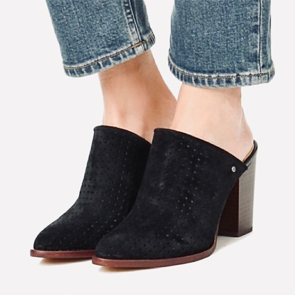 Sam Edelman Black Mules